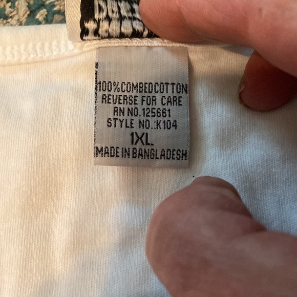 Sparkle Palm Tree Tee Shirt XL - Picture 5 of 5